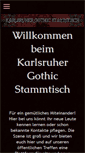 Mobile Screenshot of karlsruher-gothic-stammtisch.com