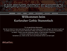 Tablet Screenshot of karlsruher-gothic-stammtisch.com